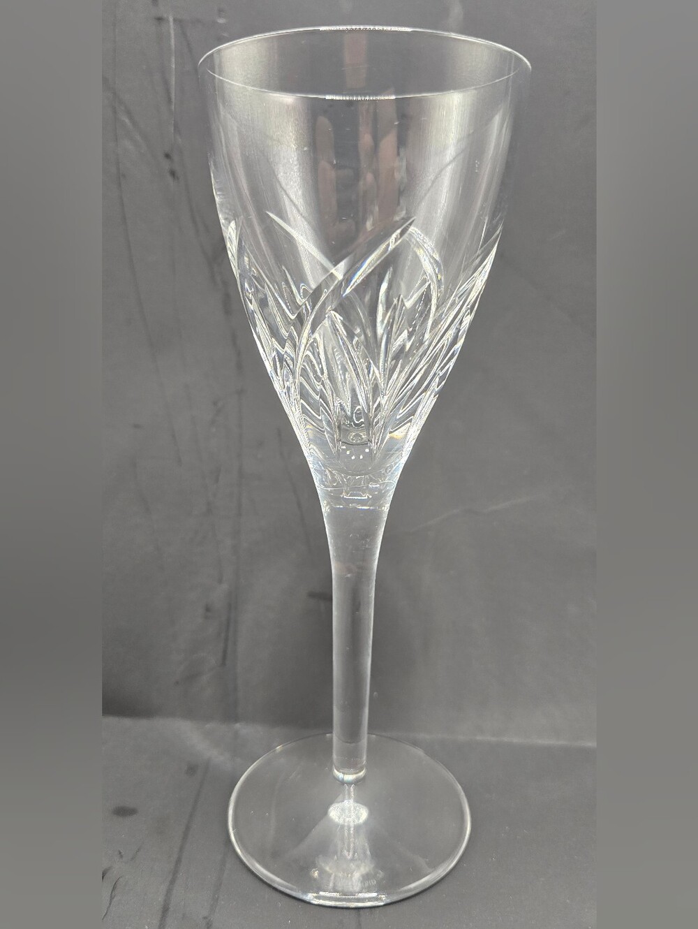 Waterford Crystal Water Goblet Merrill Pattern Discontinued 8oz - 8" Tall